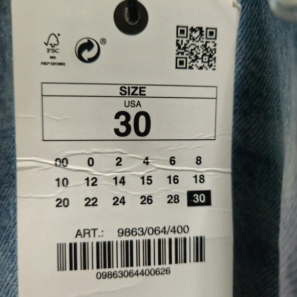 NWT Good American Zara Plus Size 30 Jeans Womens Classic Skinny Blue - Picture 10 of 10